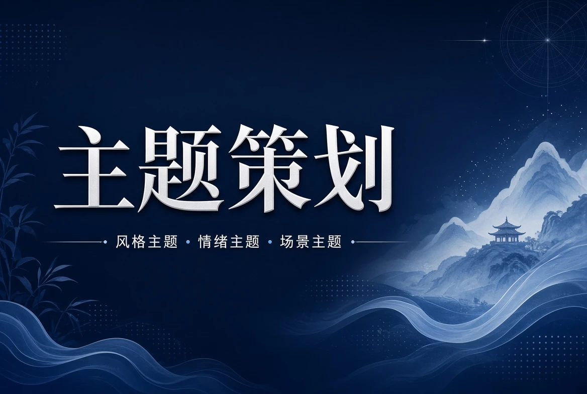 题签栏风格题材六宫格视觉